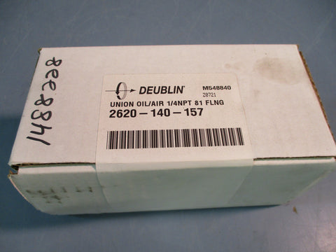 SEALED DEUBLIN 2620-140-157 Rotary Union Oil/Air 1/4npt 81 Flange