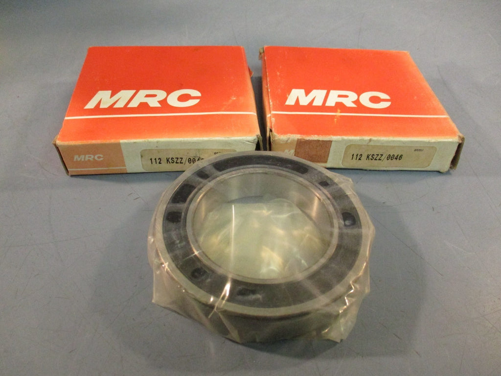 Lot of (2) MRC 112KSZZ/0046 Single Row Radial Steel Bearing