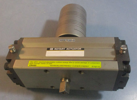 SMC NCRA1BW50180C Pneumatic Rotary Actuator 9/16" Shaft Dia.