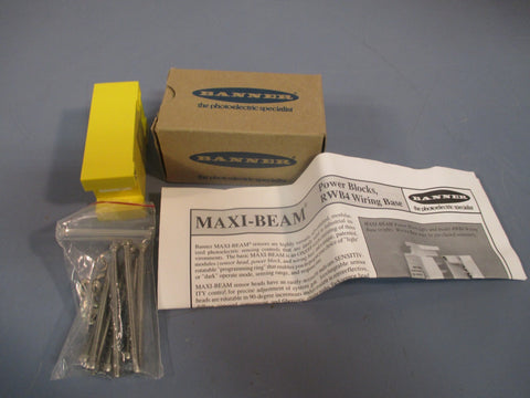 Banner Engineering RWB4 Terminal Block Wiring Base 25546