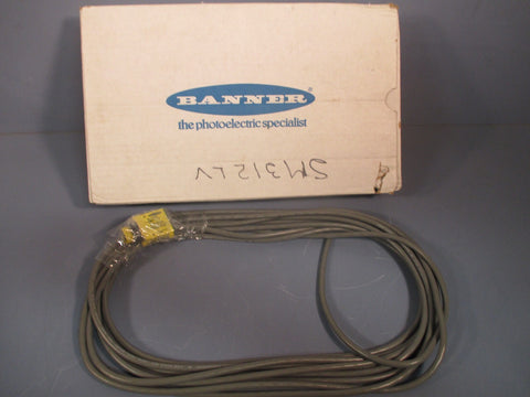 Banner 25876 Photoelectric Sensor MiniBeam D SM312LV W/30'
