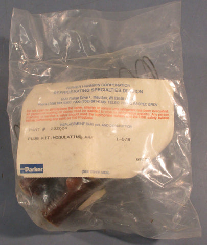 Parker 202024 Plug Kit Modulating A4A 1-5/8" Factory Sealed NOS