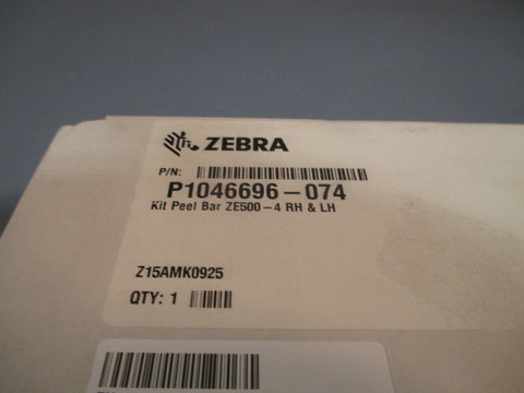 Zebra Peel Bar Kit ZE500-4 RH & LH P1046696-074