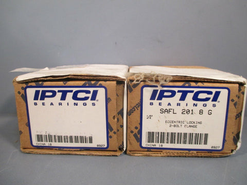 IPTCI ECCENTRIC LOOKING 2BOLT FLANGE (LOT OF 2) SAFL 201 8 G