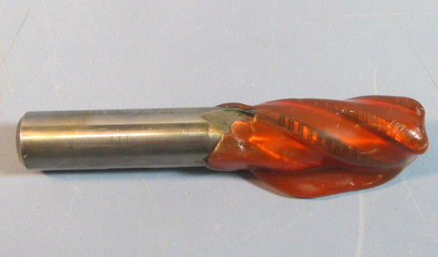 Brubaker 1/2" HSSCO 1C Acculead 2.721 Pro CNC Resharpened Rough End Mill