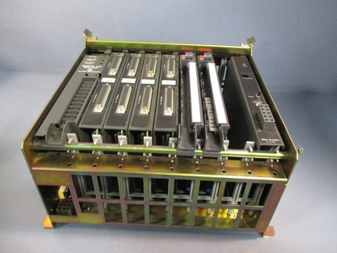 Allen Bradley 8Slot I/O Chassis w/Remote I/O ADapter & Modules Ser B 1771A2B/B