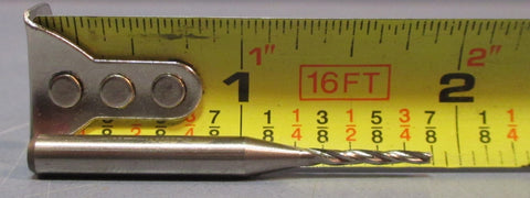 Weldon 1° Tapered End Mills T12S1 0.060" DIA 3/16" SHK USA