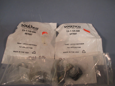 SOUTHCO QUAD LATCH FASTENER LOT OF 4 E51125040 887697