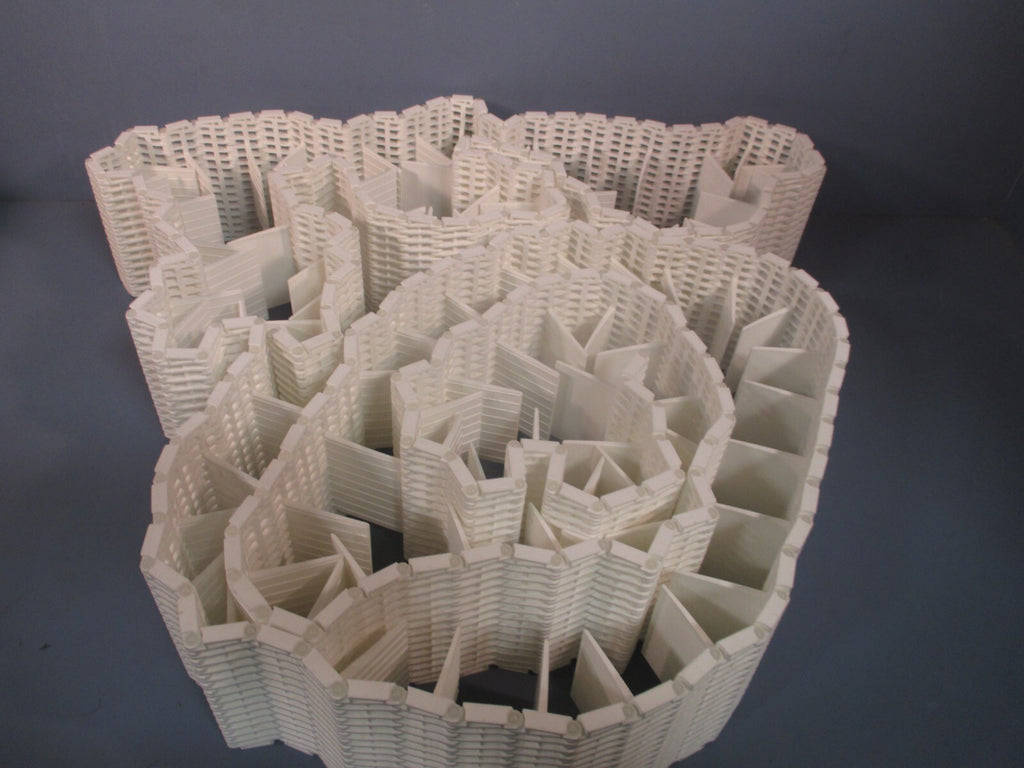 INTRALOX WHITE CONVEYOR BELT, FLUSH GRID POLYPROPYLENE 16FT SERIES 900