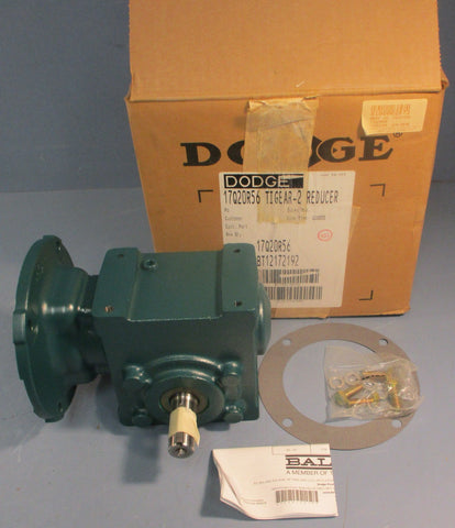 Dodge Tigear-2 17Q20R56 Gear Reducer 20:1 Ratio 1.03 Input HP 7/8" Shaft Dia
