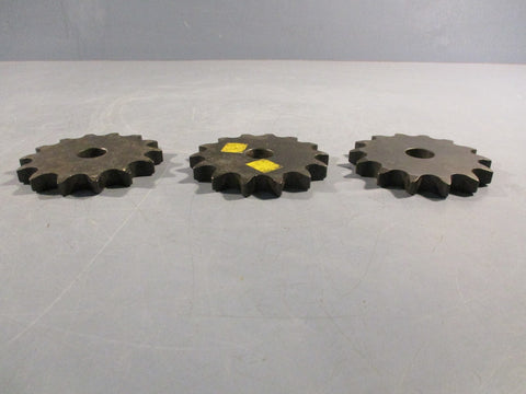 Martin 60A14 Single Row Roller Chain Sprocket 14 Teeth 3/4" Bore (Lot of 3)