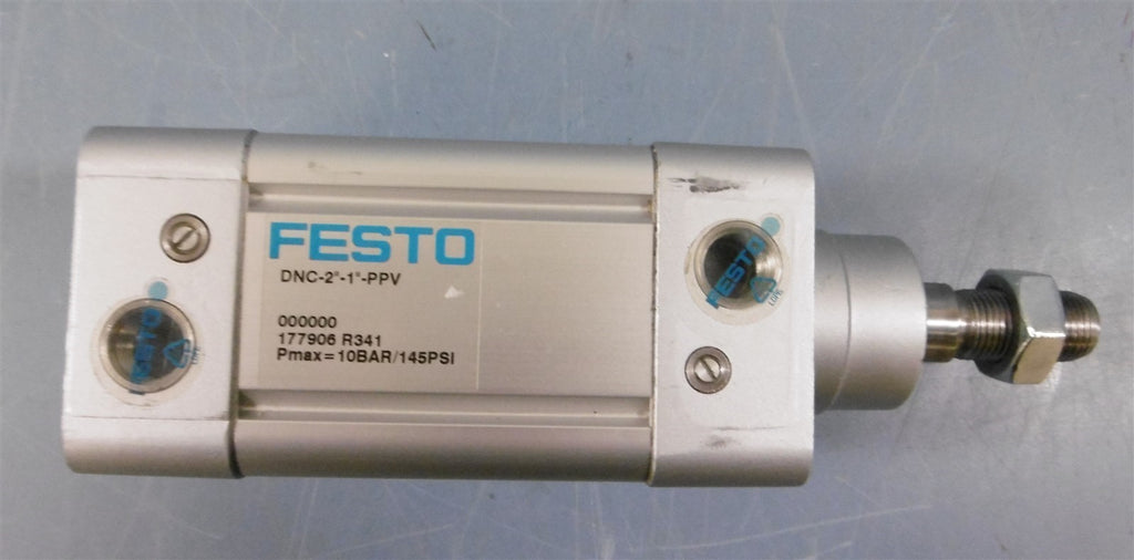Festo Air Cylinder DNC-2"-1"-PPV Pmax=10BAR/145PSI NEW