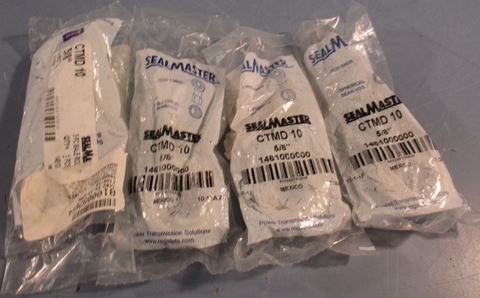 Lot of (4) Sealmaster CTMD 10 5/8" 3-Piece Commercial Rod End Bearing 1461000000