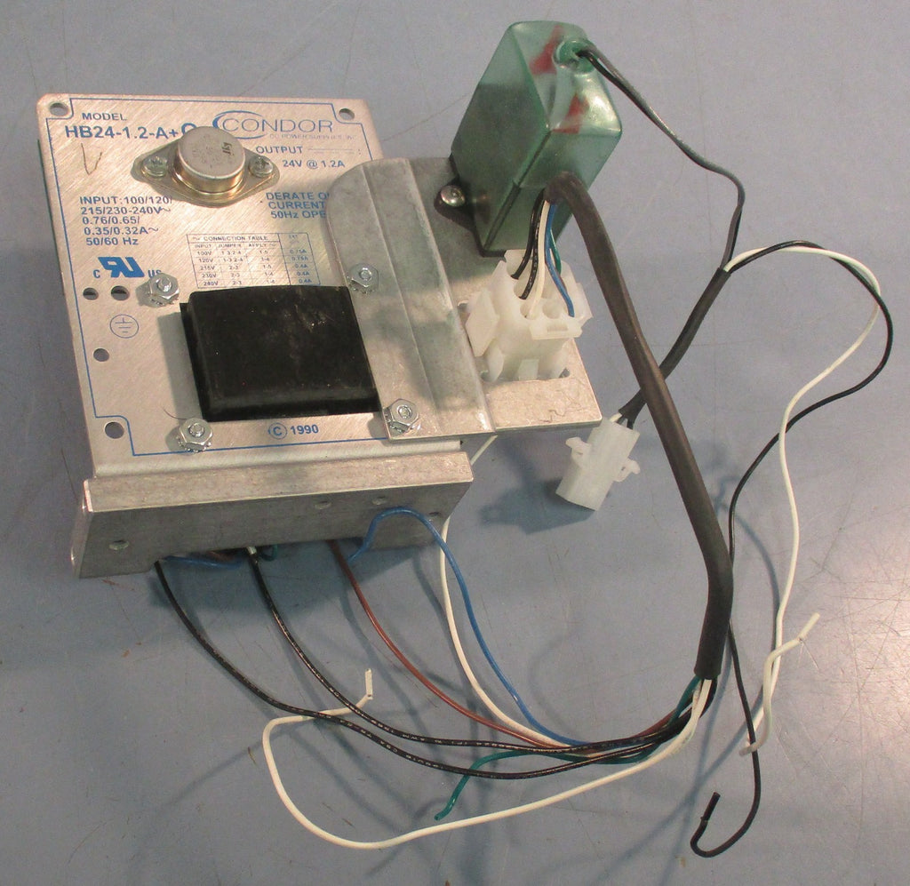 Condor HB24-1.2-A+G Power Supply 110 - 240VAC 24VDC 1.2A 50/60Hz