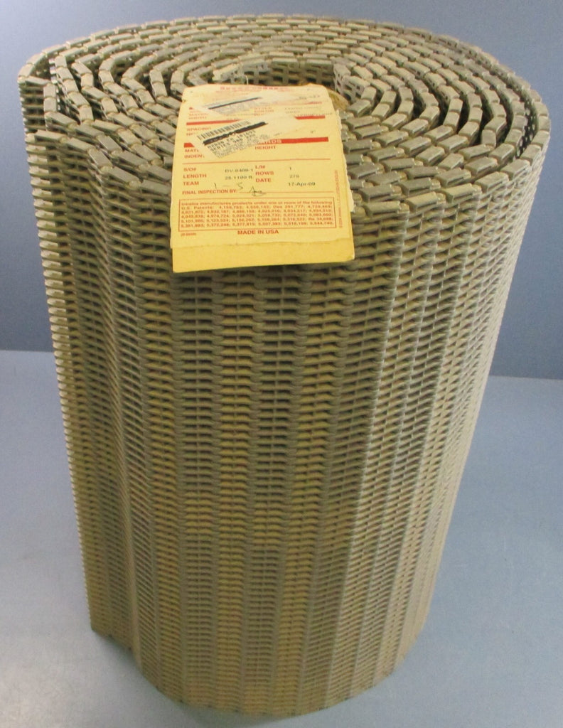 Intralox 900 Series Polypropylene Diamond Friction Top Grey Convey. Belt 22"x25'