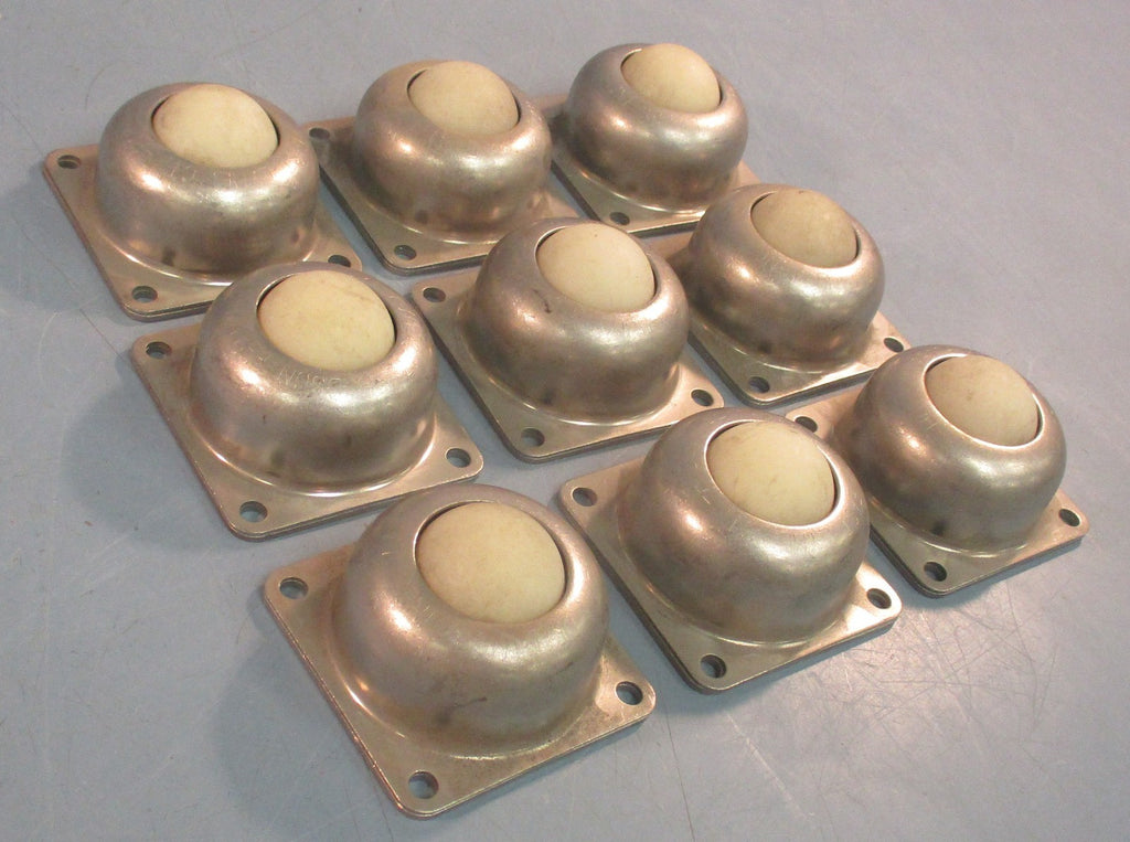 Hudson Bearings Inc Bearing Ball Transfer 4 Screw Holes 3" Length Lot of 9