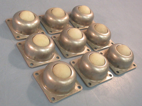 Hudson Bearings Inc Bearing Ball Transfer 4 Screw Holes 3" Length Lot of 9