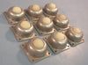 Hudson Bearings Inc Bearing Ball Transfer 4 Screw Holes 3" Length Lot of 9