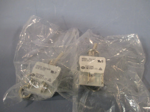 Lot of (2) Apem 641H Switch Toggle 15A 250V EN610581 F3