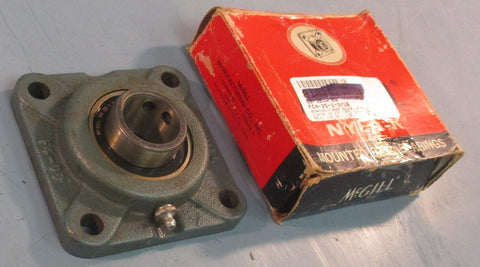 McGill F406 Pillow Block Bearing With McGill Flange 13/16" Bore 25/16" OD