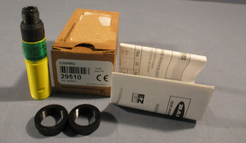 BANNER S18SP6RQ PHOTEYE SENSOR, 1030 VDC 4 PIN EURO QUICK, RECEIVER 29510