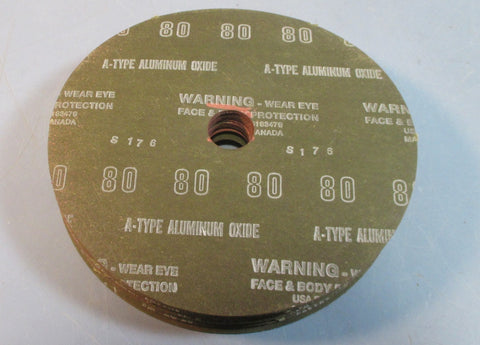 Lot 15 Aluminum Oxide 7" Type A S176 Grinding / Sanding Disc / Disk NWOB