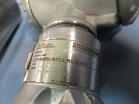 ROSEMOUNT 3051S2C62A2B11A1JB4 PRESSURE TRANSMITTER Model 300S1JA