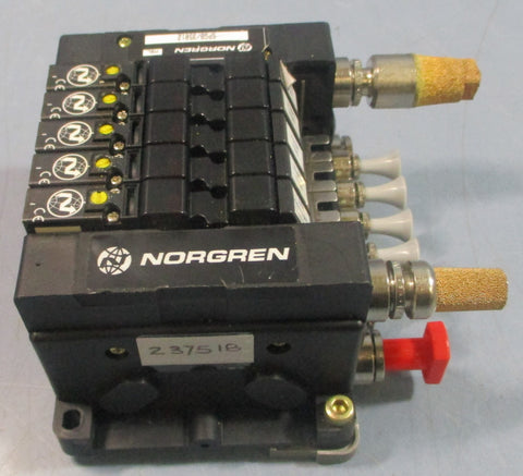 Norgren SPGB/35012 Solenoid Valve Manifold M9L 7Slot Manifold