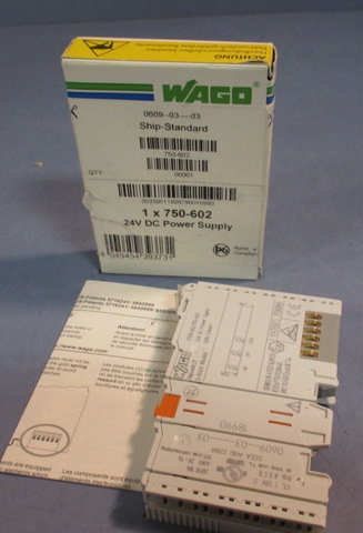 WAGO 24VDC DC Power Supply Module 750602