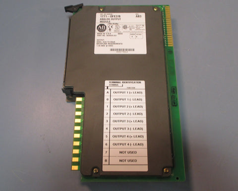 Allen Bradley 1771OFE2/B Rev. AB3 Analog Output Module Series B Used