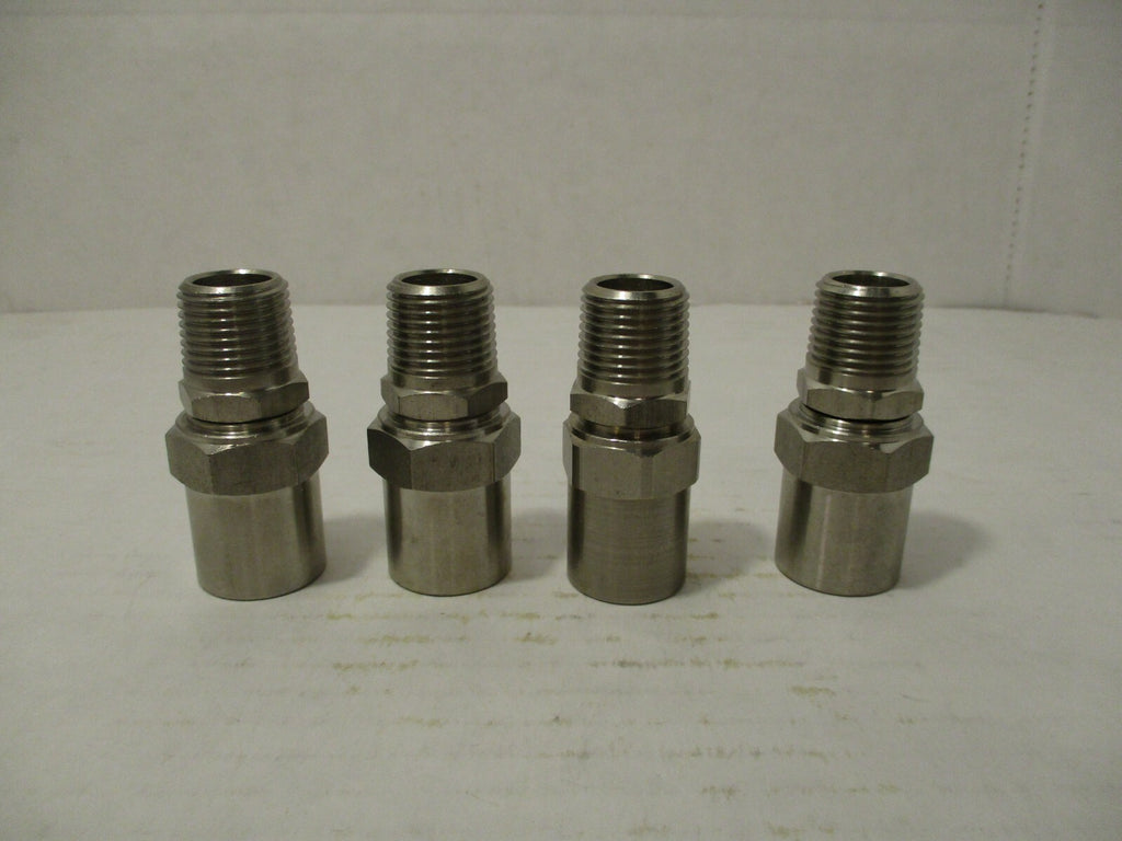 Hofmann SS Fitting Hose H6-K13-SS 1/2"ID x 13/16"OD New Lot of 4