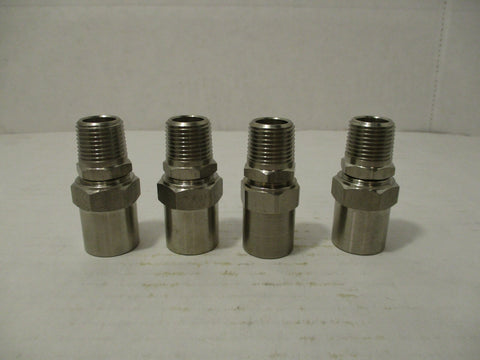 Hofmann SS Fitting Hose H6-K13-SS 1/2"ID x 13/16"OD New Lot of 4