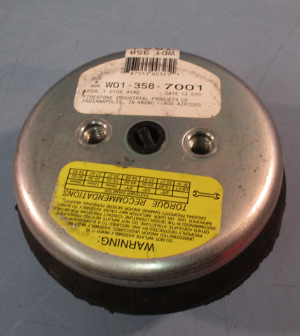 Firestone W01-358-7001 Airmount Single Convoluted Air Spring Air Bag