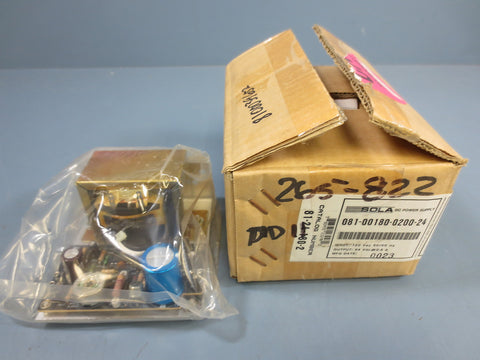 Sola 081-00180-0200-24 Dc Power Supply 24V Vdc 120V VAC