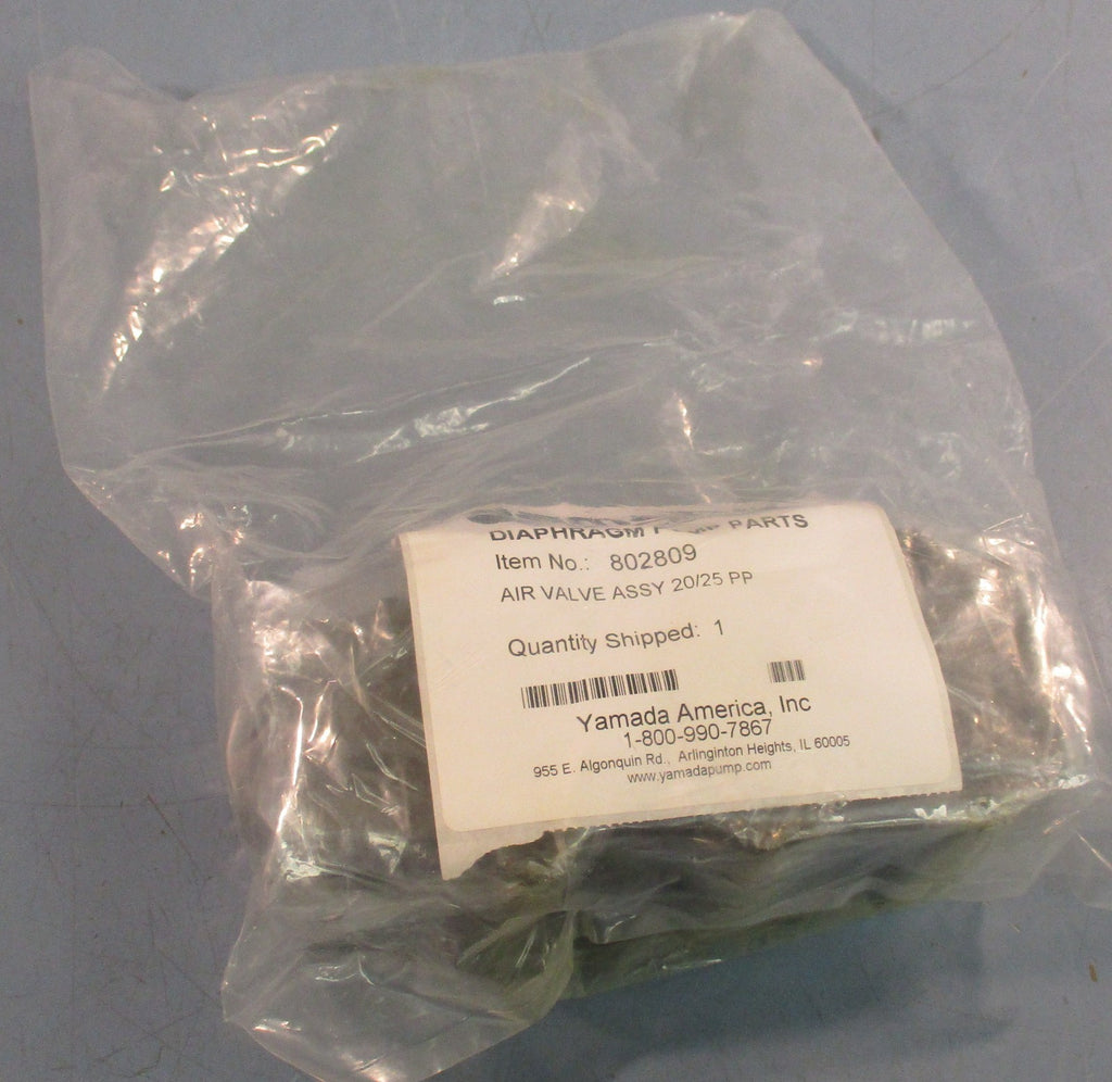 Yamada 802809 Air Valve Assembly 20/25 PP 6" Length 3" Height 3" Width