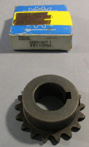Martin 35BS18HT Single Row Roller Chain Sprocket 3/4" Bore 18 Teeth
