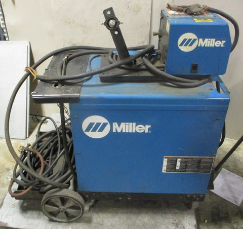 Miller CP-302 CV DC MIG Welder w/ 22A 24V Wire Feeder and Rolling Cart