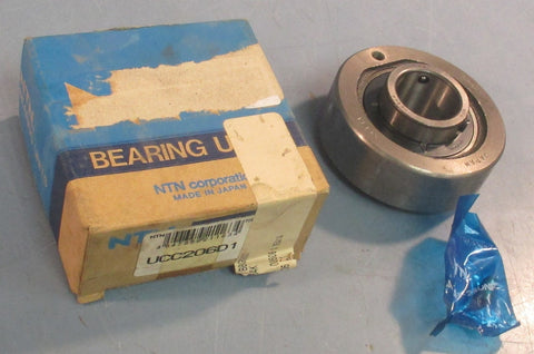 NTN UCC206D1 Flanged Block Ball Bearing 4900 RPM 30mm Bore 85mm OD
