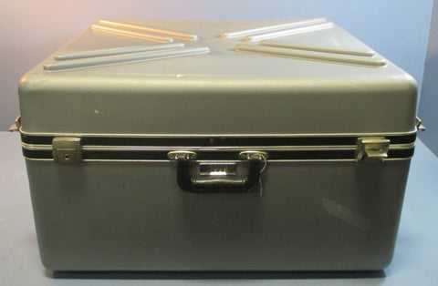 Hard Plastic 25x24x15" Storage/Shipping Case Broken Lock Latch / No Foam