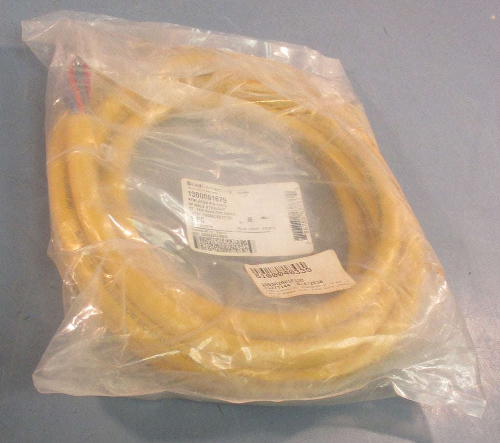 Molex Brad Connectivity 1300061679 Mini-Change A-Size Single-Ended Cordset 12' L