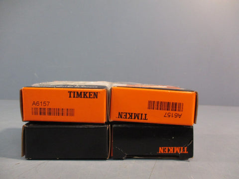 LOT OF (4) TIMKEN A6157 TAPERED ROLLER BEARING CUP