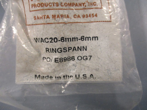 Helical WAC20-6mm-6mm Aluminum Flexible Clamp Coupler 6mm Bore Lot of 2