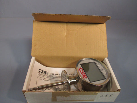 CSE SANI-FLOW DIGITAL THERMOMETER  3-1/2” STEM -58F TO 302F DT-2U-BT-DF