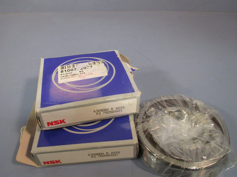 LOT OF (2) NSK SINGLE ROW DEEP GROOVE RADIAL BALL BEARING 6308-2RSJEM