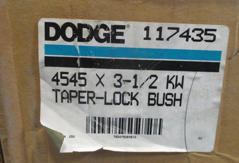 Dodge 117435 4545 x 3-1/2 KW Taper-Lock Bushing