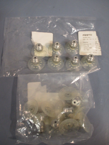 Lot of (17) Festo Suction Cup VASB151/8SIB