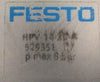 Festo HPV-14-20-A Feed Seperator 529351 Linear Actuator 8 Bar Max
