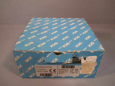 SICK Laser Barcode Scanner Software V1.70 1015427 CLV4101010