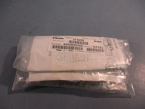 NORDSON 274288 NON HEATED IN LINE FILTER 90 DEG NIB 100 MICRON