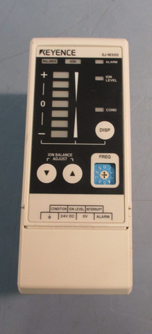 Keyence SJ-M300 Static Eliminator Controller Spot Type Amplifier Unit